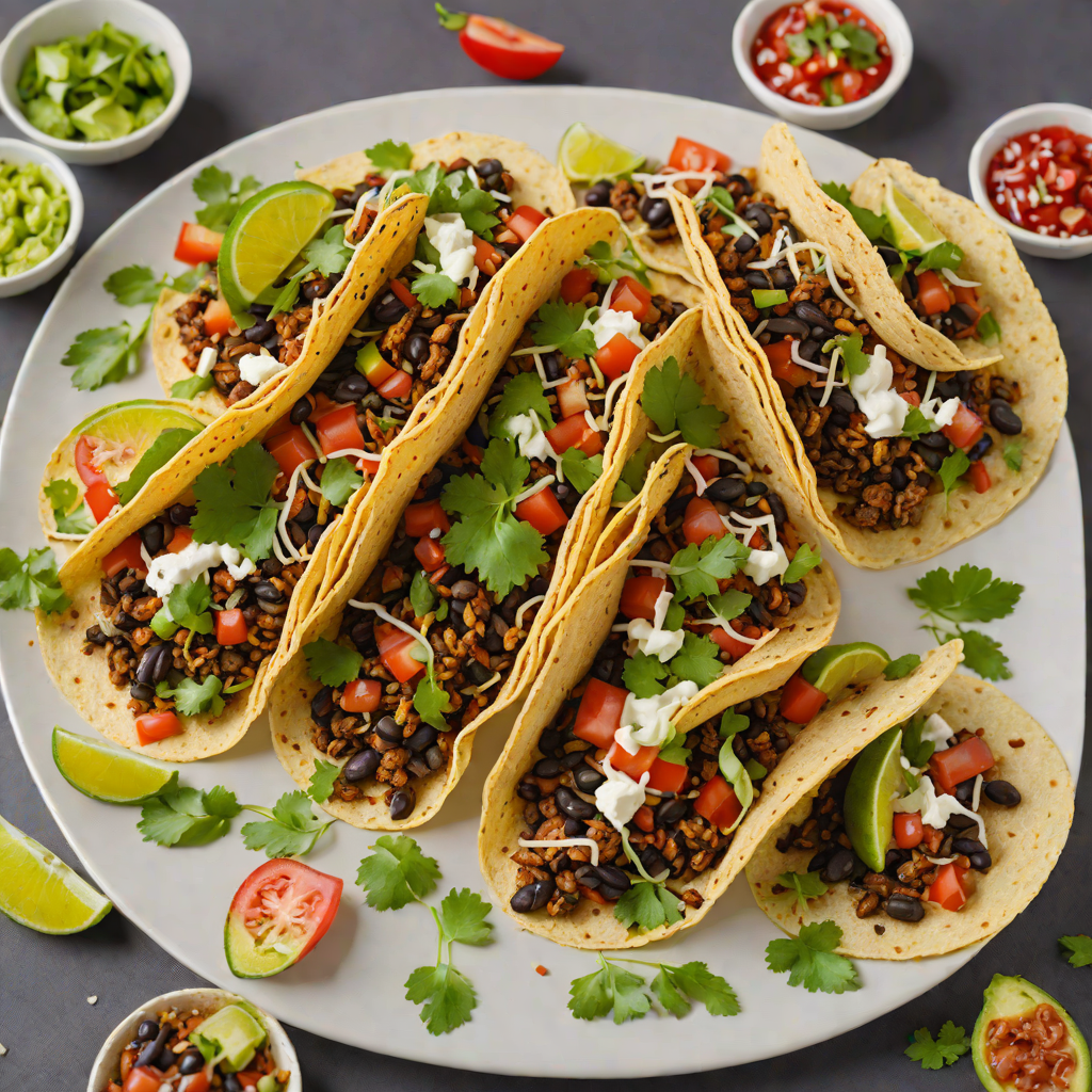 Spicy Black Bean Tacos
