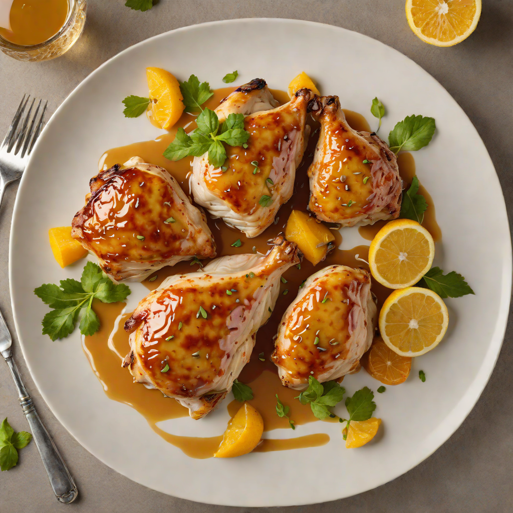 Pan-Seared Chicken with Honey Citrus Glaze