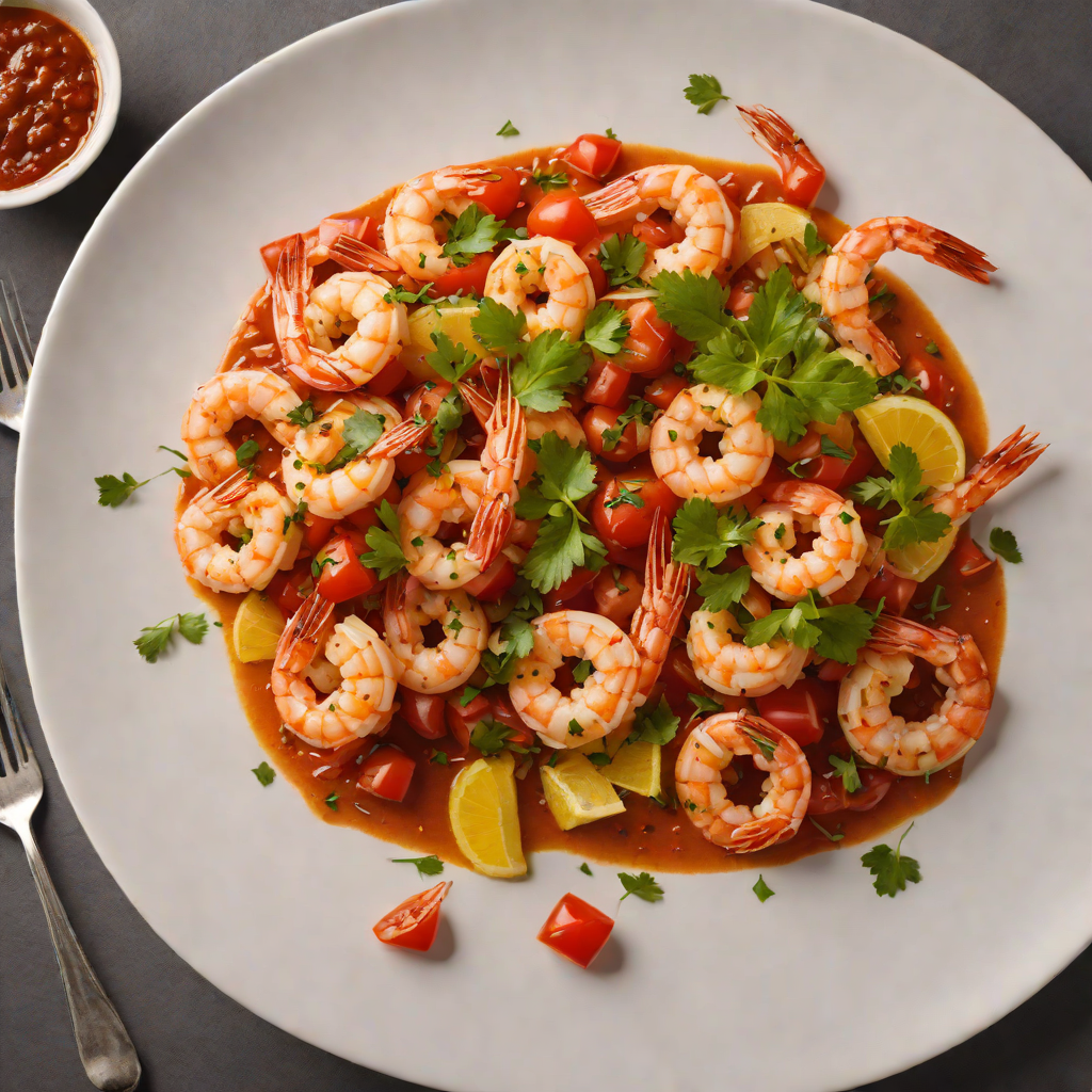 Sautéed Shrimp with Zesty Tomato and Cumin Sauce