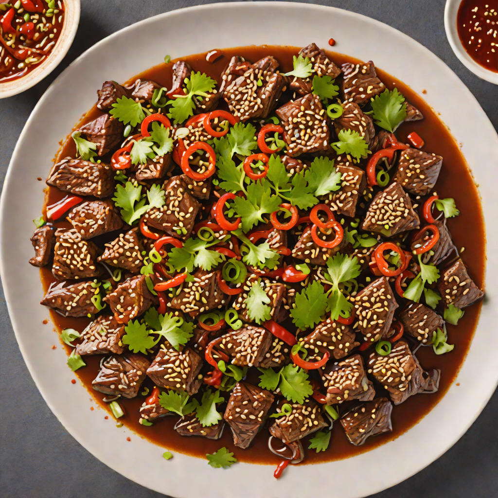 Skillet Szechuan Beef with Garlic and Chili