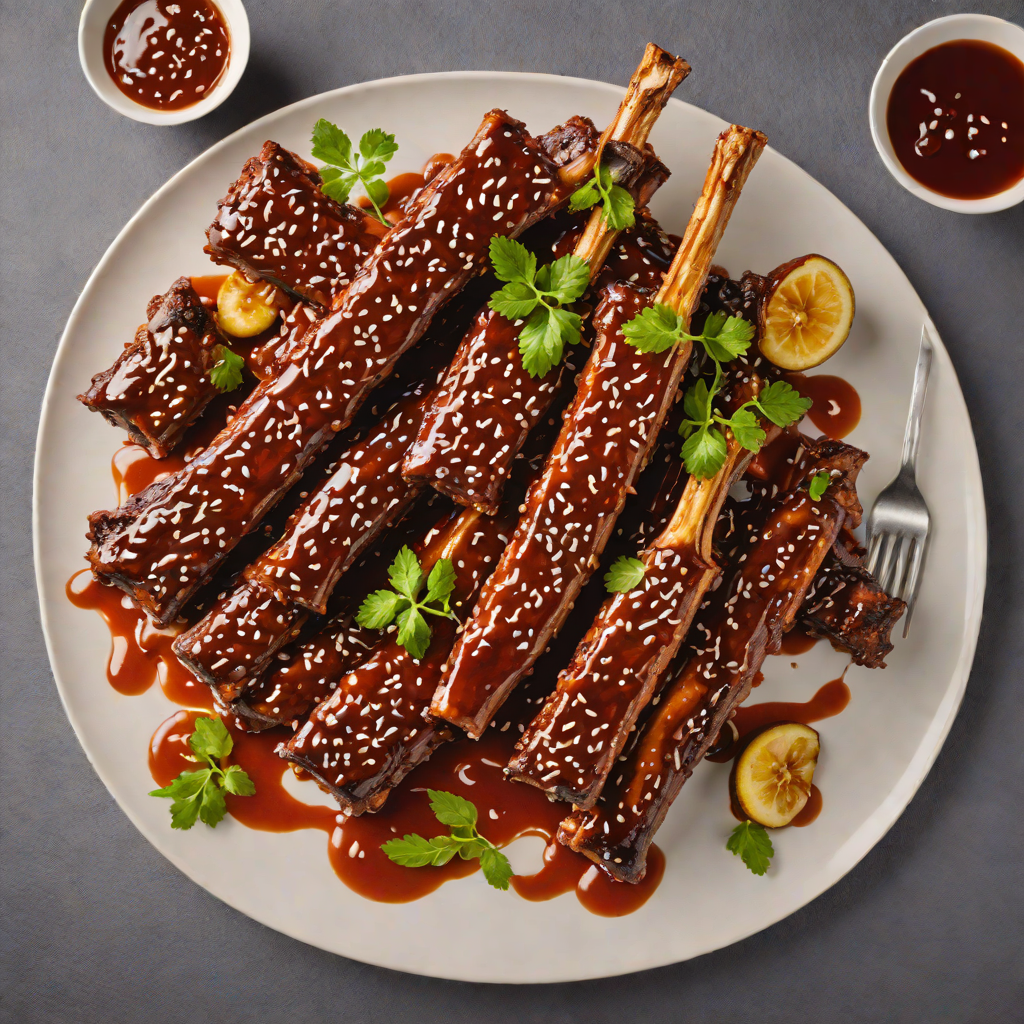 Sticky Lamb Ribs with Davidson’s Plum BBQ Glaze