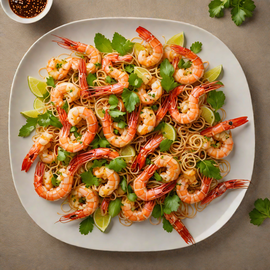 Shanghai-Style Stir-Fried River Shrimp with Garlic and Ginger
