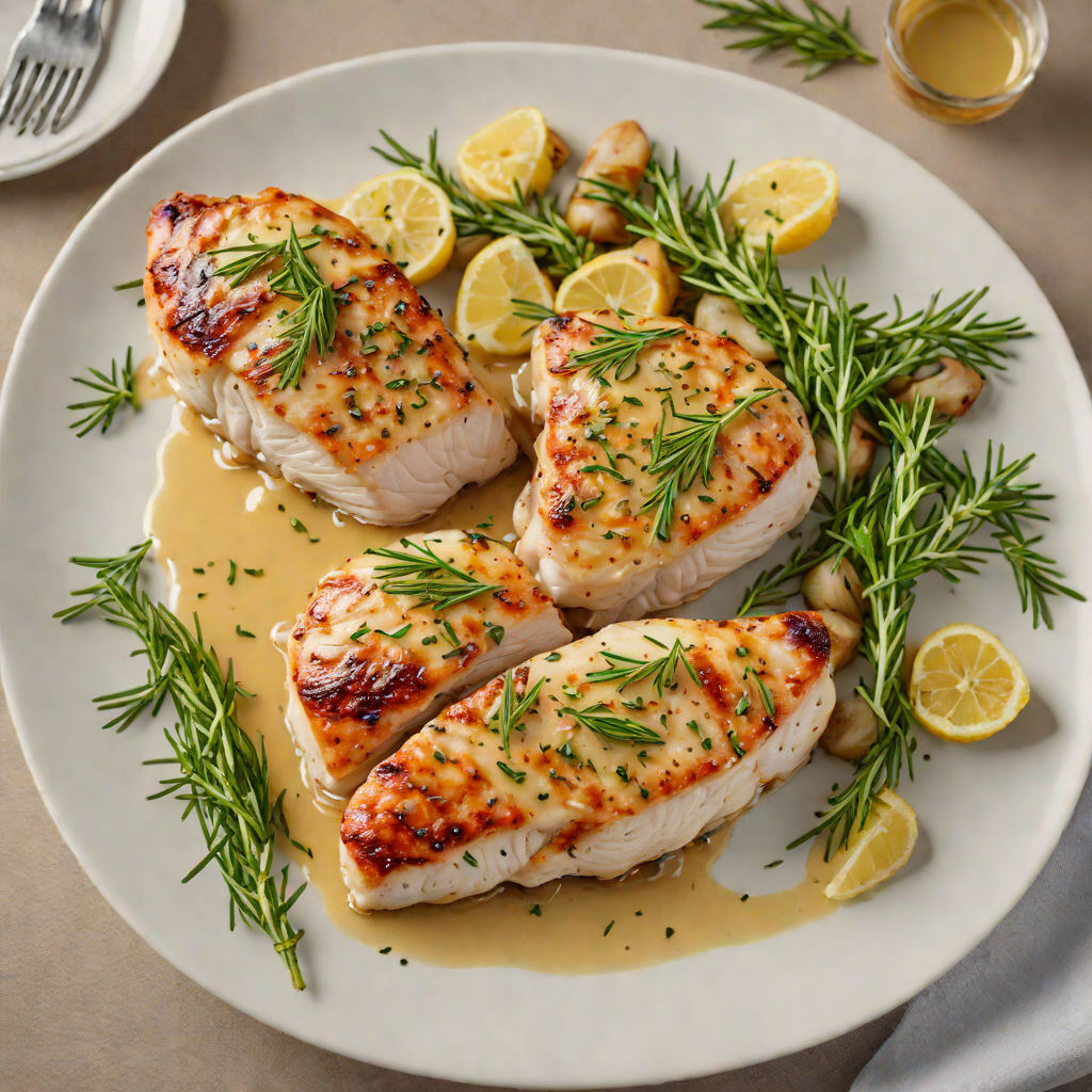 Pan-Seared Chicken Breast with Garlic Butter and Rosemary