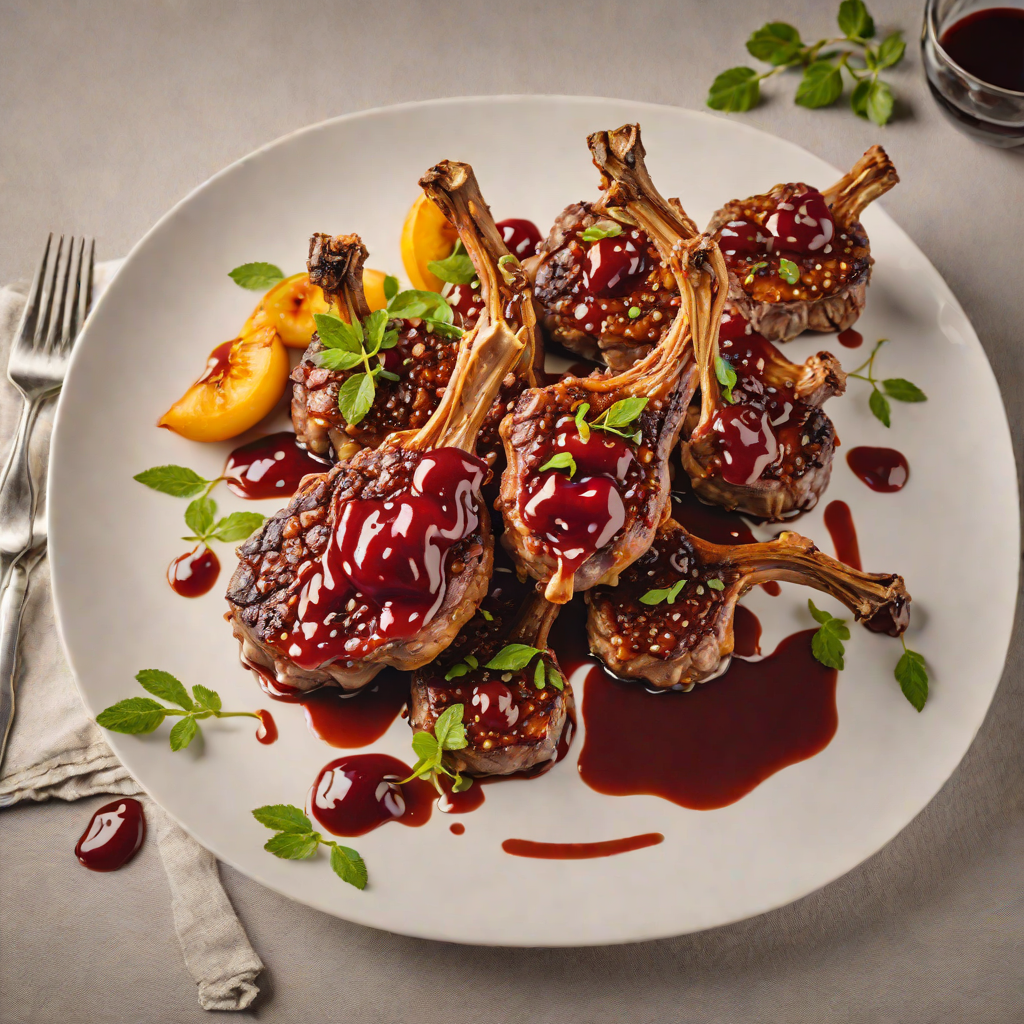 Bush-Spiced Lamb Chops with Davidson's Plum Reduction