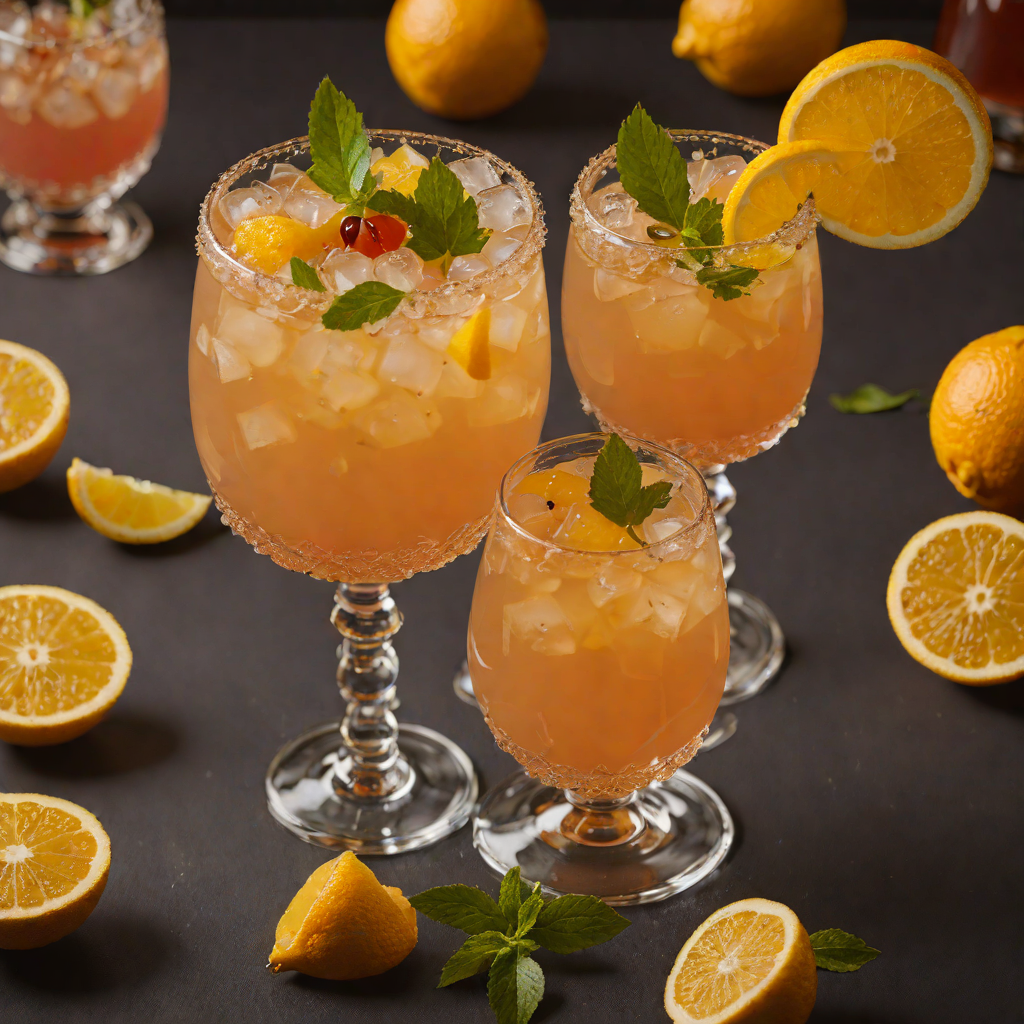 Tiki-Inspired Rum Punch with Citrus and Spiced Honey