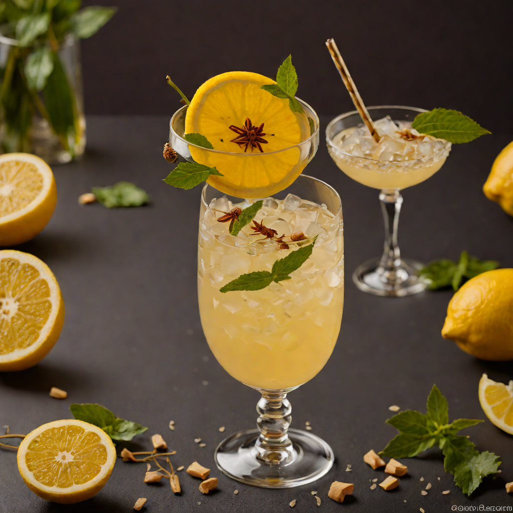 Tiki Torch Lemon-Ginger Mosquito-Repellent Mocktail