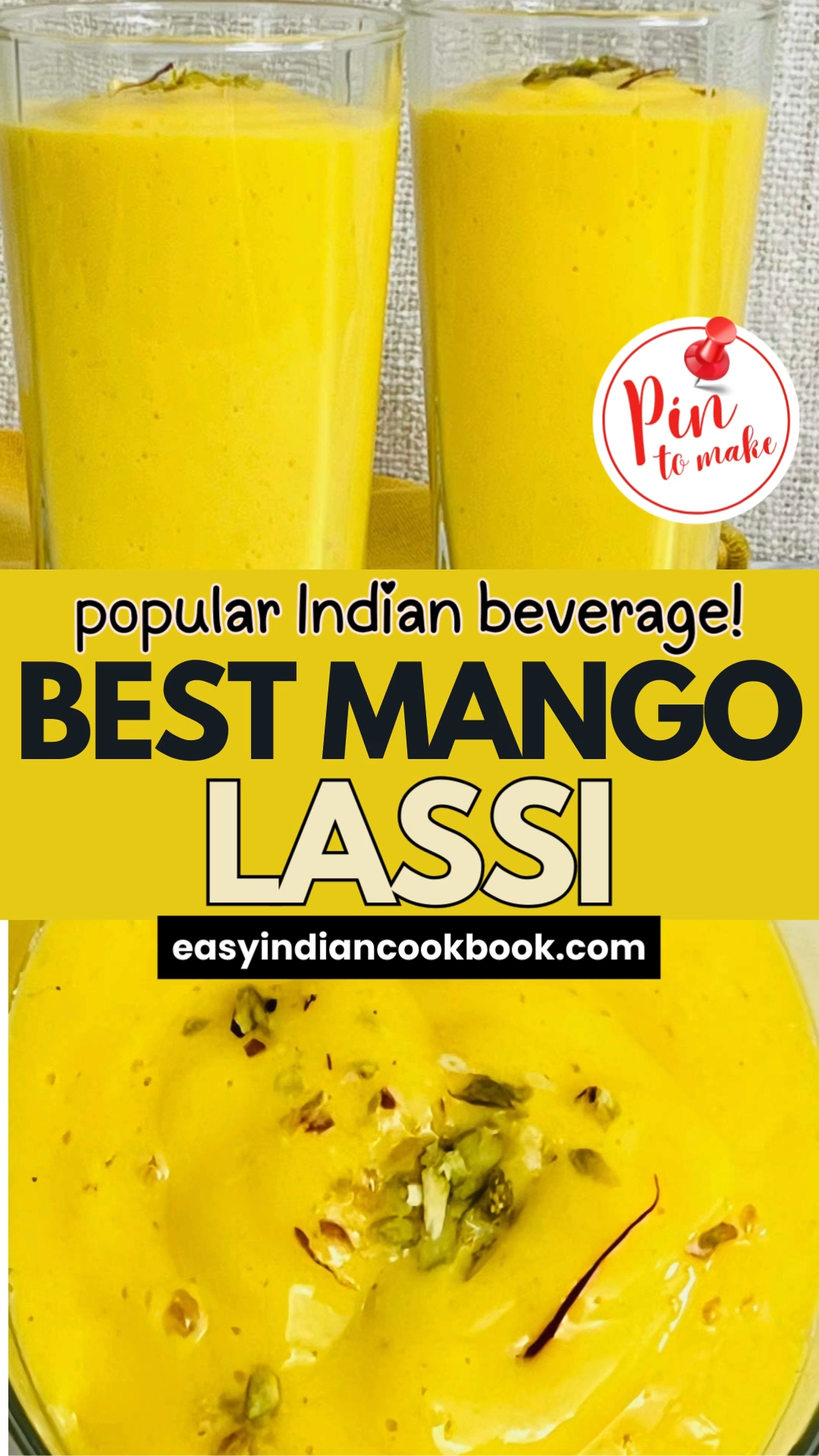 Spiced Indian Mango Lassi Cooler