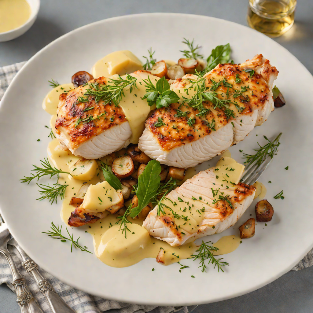 Pan-Seared Chicken with Spearfish-Inspired Herb Butter