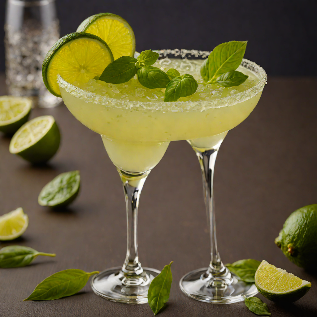 Fresh Lime Basil Daiquiri