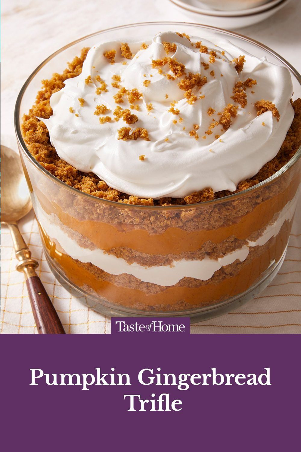 Spiced Pumpkin and Gingerbread Trifle