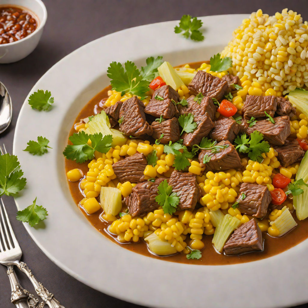 Beef Nilaga Stew with Cabbage and Corn on the Cob
