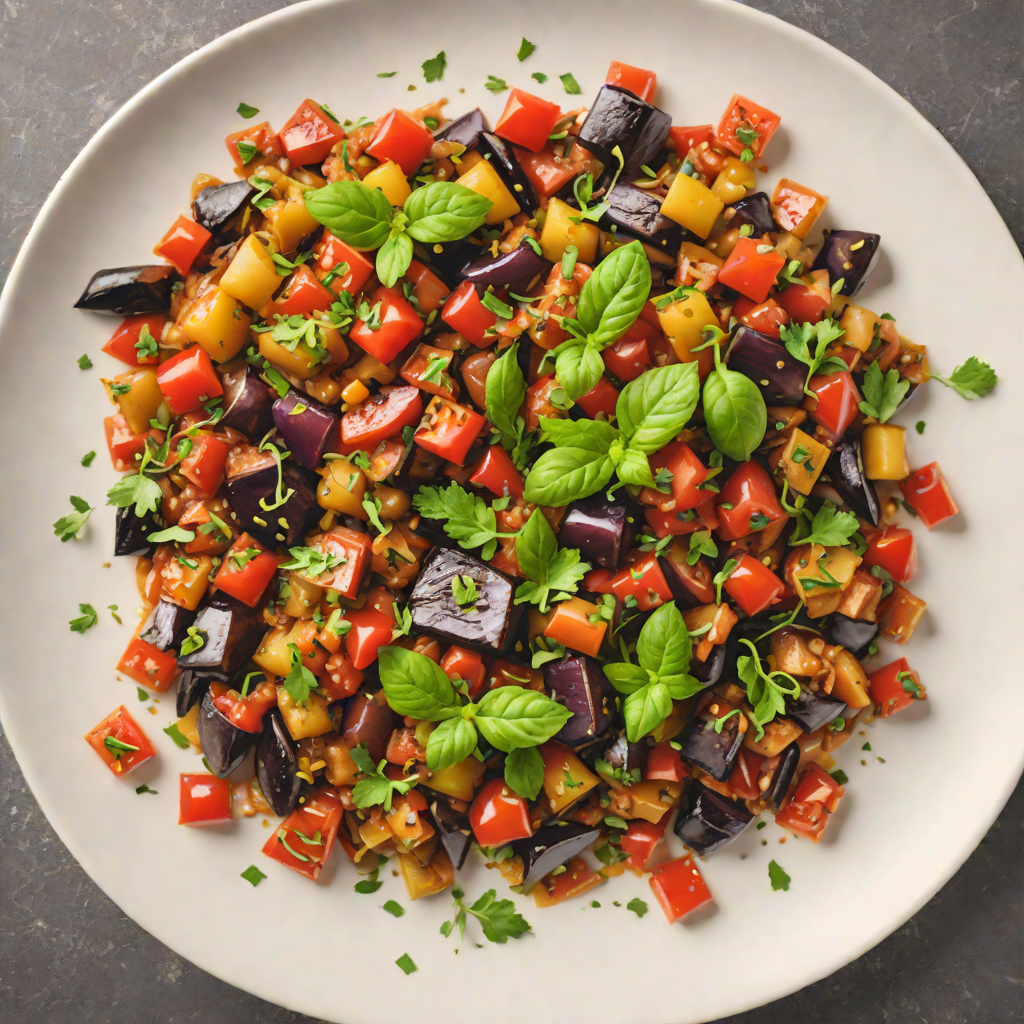 Classic Italian Caponata with Sweet Eggplant and Tangy Tomato
