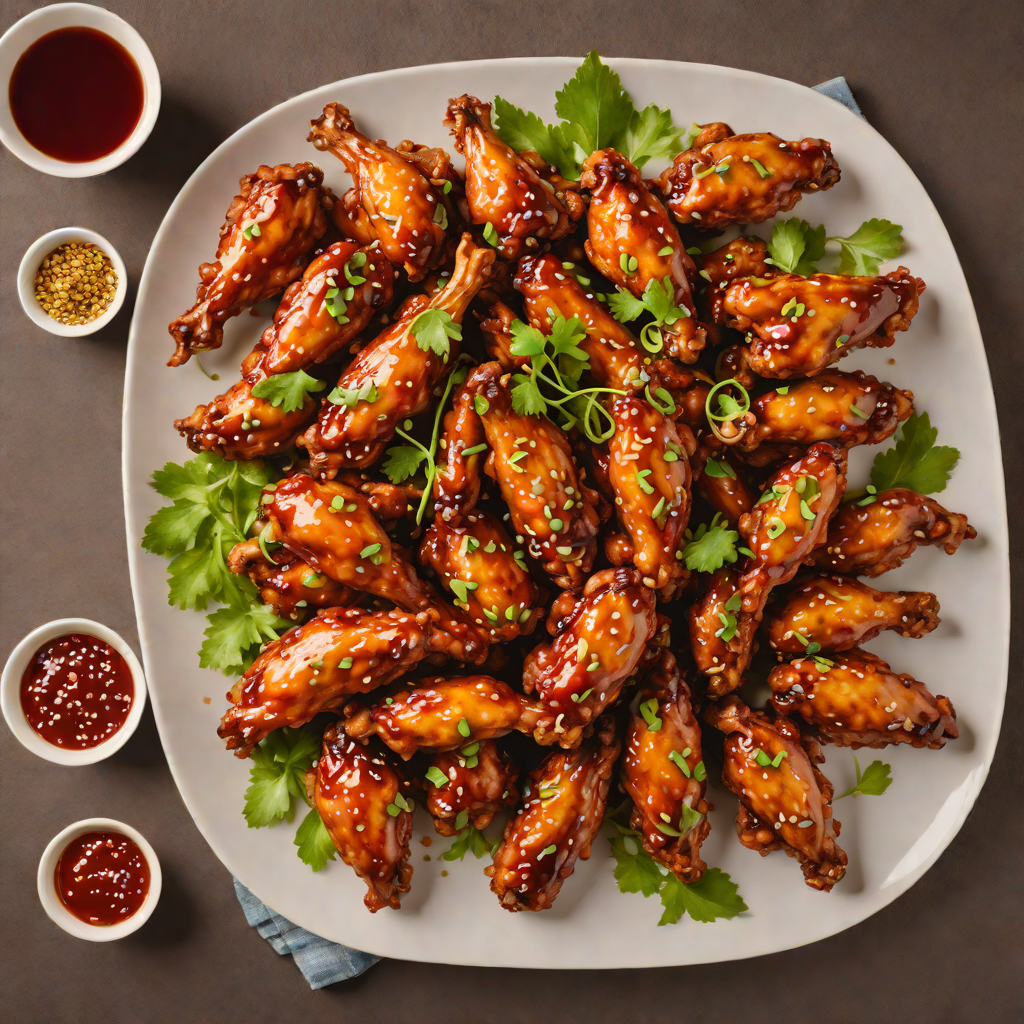 Arcade-Inspired Sweet and Spicy Korean Chicken Wings