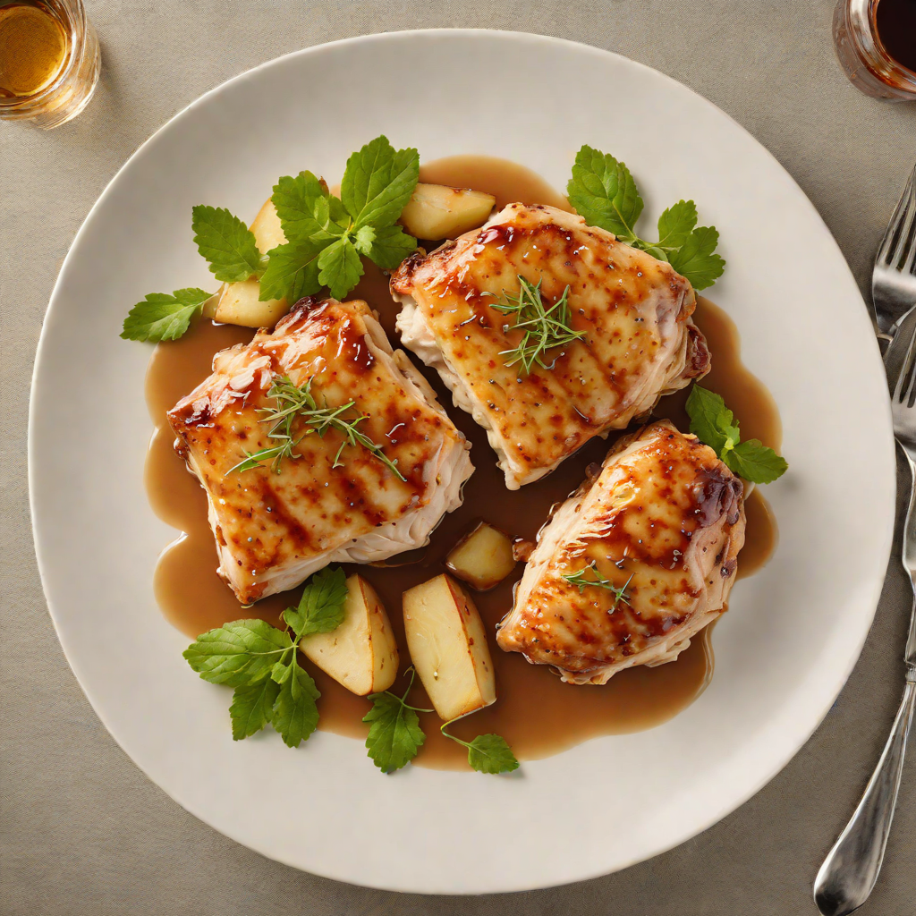 Pan-Seared Chicken with Pennsylvania Apple Cider Reduction