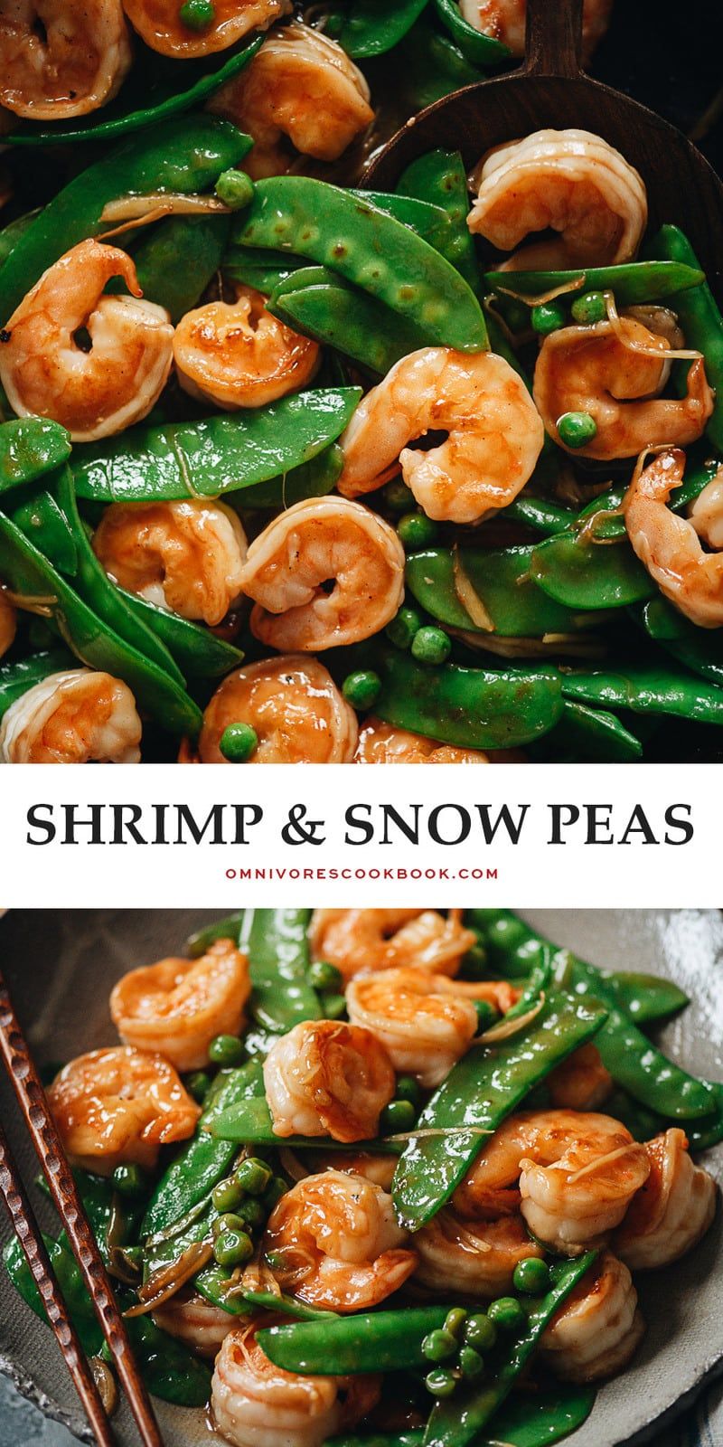 Shrimp Stir-Fry with Ginger, Garlic, and Snow Peas