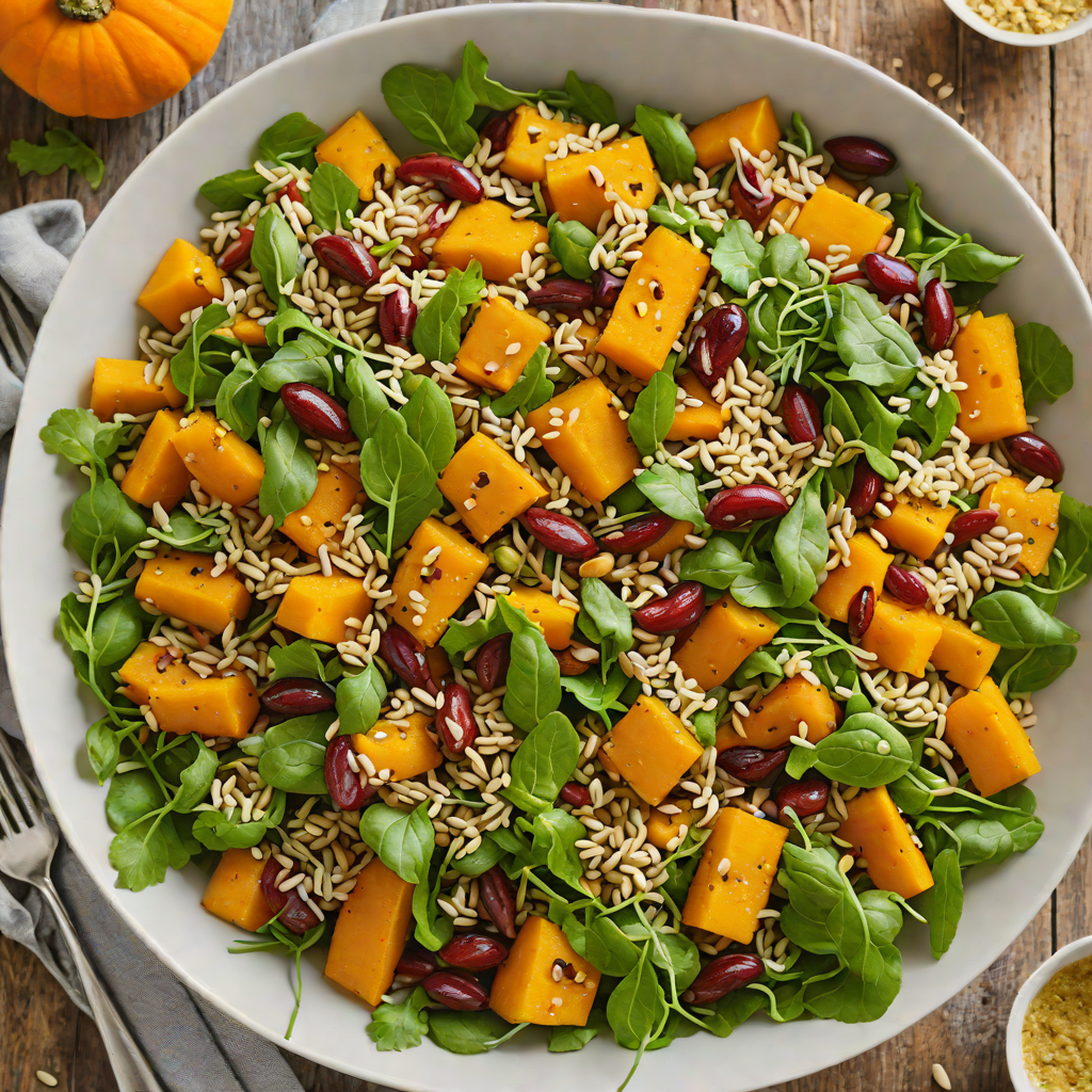 Barley and Roasted Pumpkin Salad with Quandong Vinaigrette