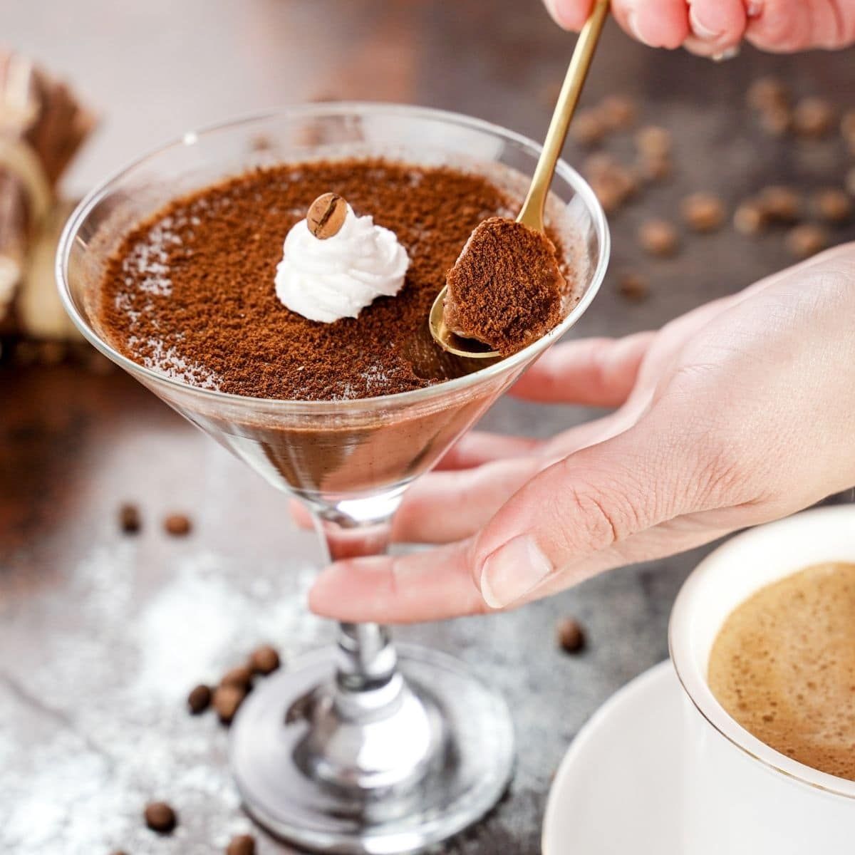 No-Bake Chocolate Espresso Panna Cotta