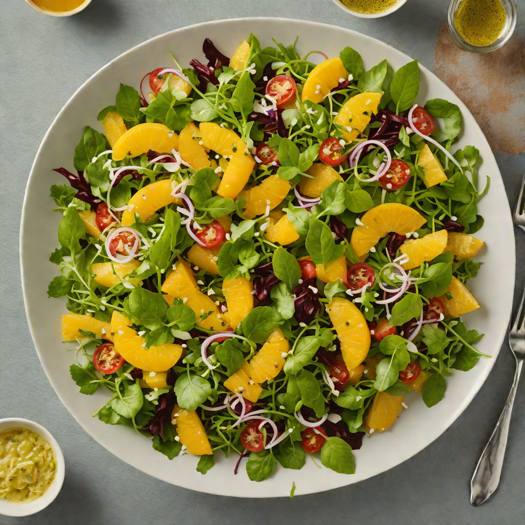 Yuzu Curaçao Citrus Vinaigrette Salad