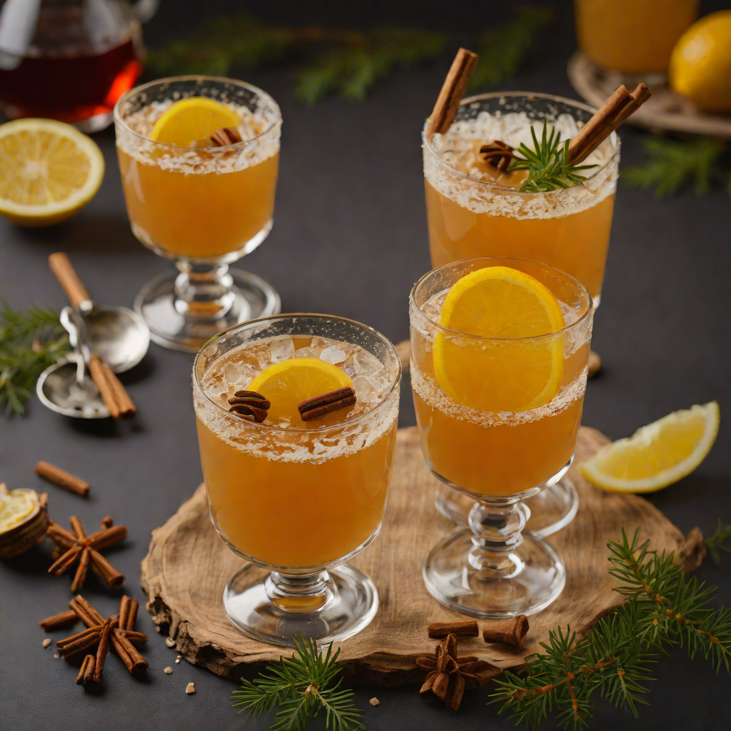 Spiced Rum Buttered Winter Toddy