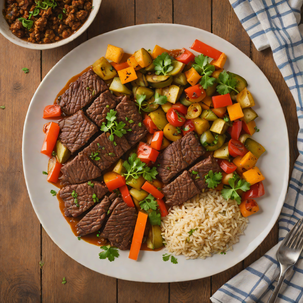 Berbere-Spiced Ethiopian Beef Tibs with Sautéed Vegetables