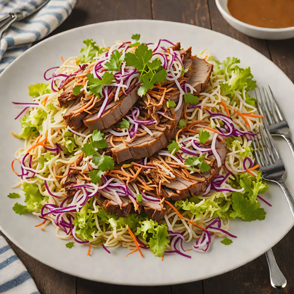 Slow-Smoked Pulled Pork with Tangy Vinegar Slaw