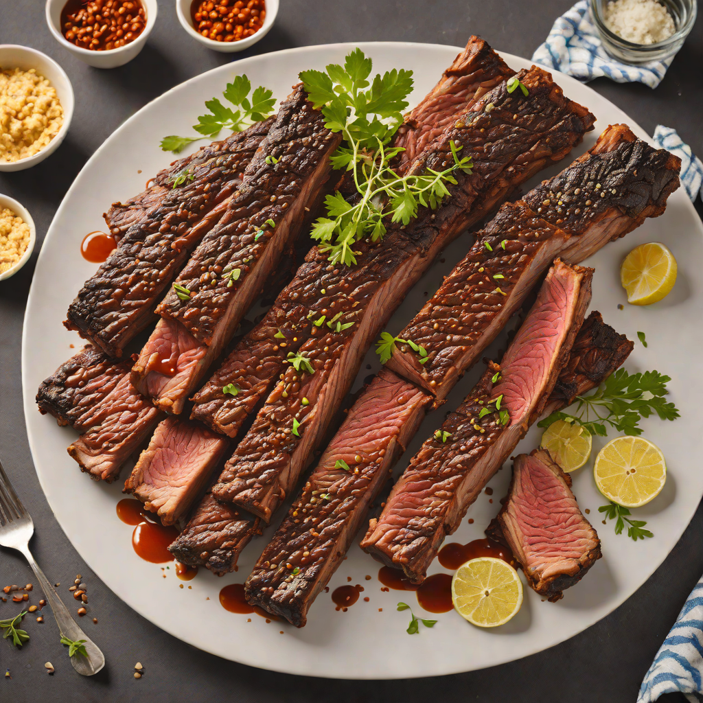 Competition-Style Smoked Beef Ribs with Spiced Dry Rub