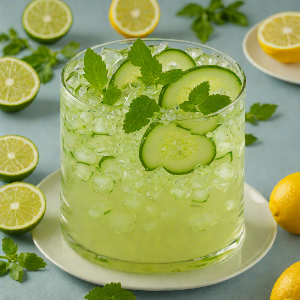 Shaken Cucumber Lemonade Cooler