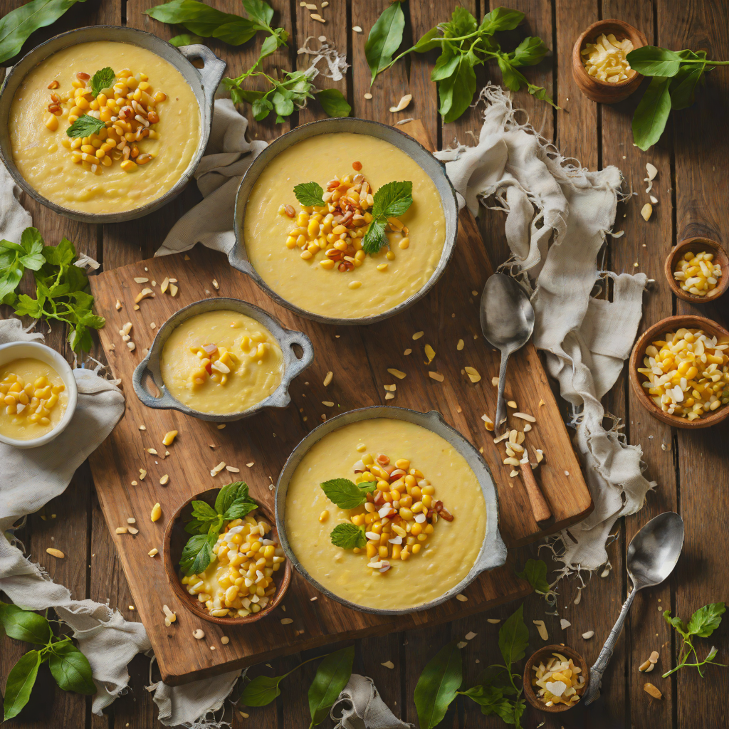 Dominican-Style Sweet Corn Pudding with Coconut Milk