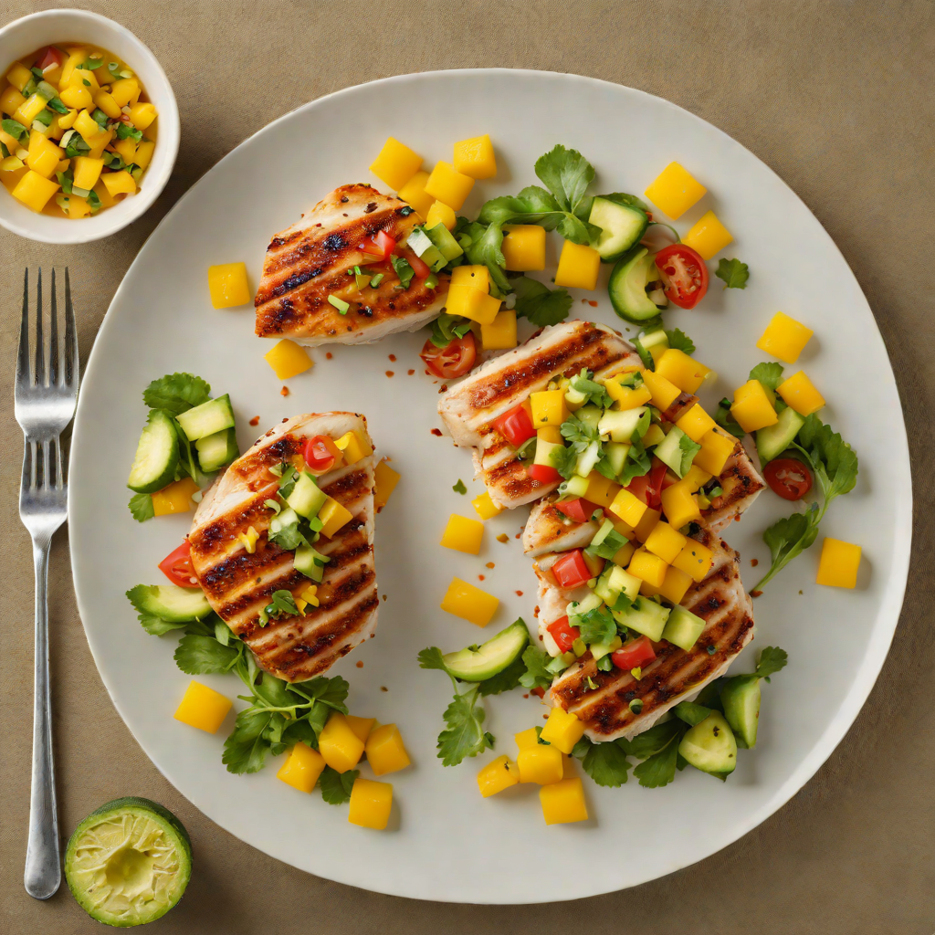 Pan-Seared Chicken with Mango-Avocado Salsa