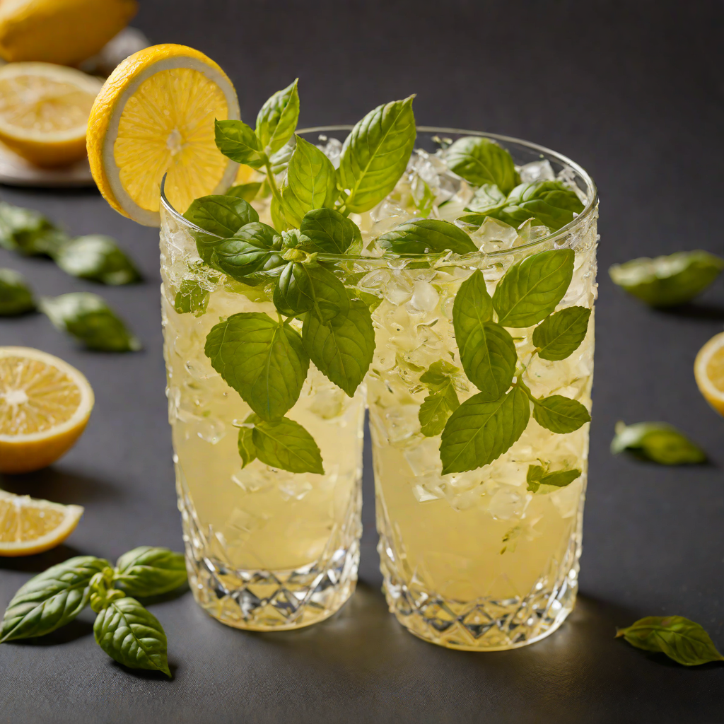Shaken Basil Citrus Lemonade