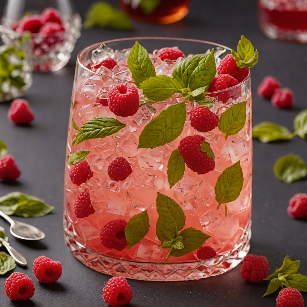 Muddled Raspberry Basil Smash