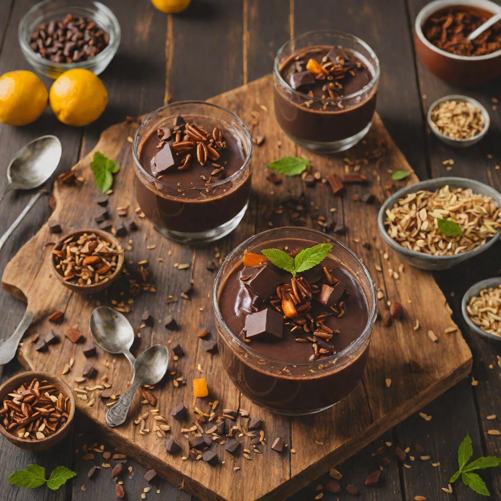 Dark Rum-Spiced Chocolate Pudding