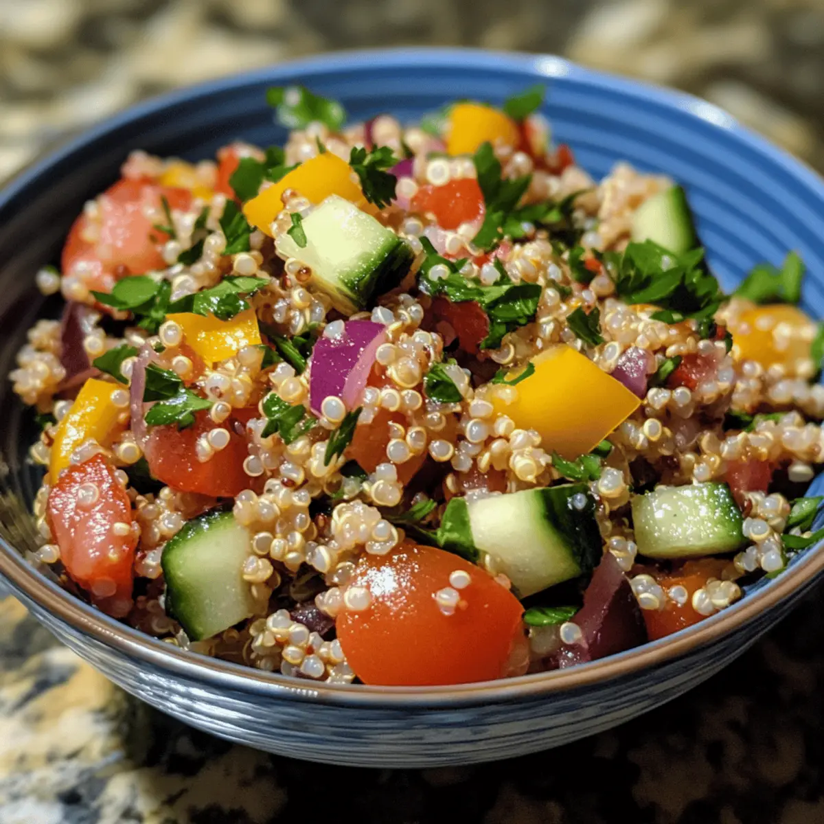 Most Irresistible Mediterranean Quinoa Salad