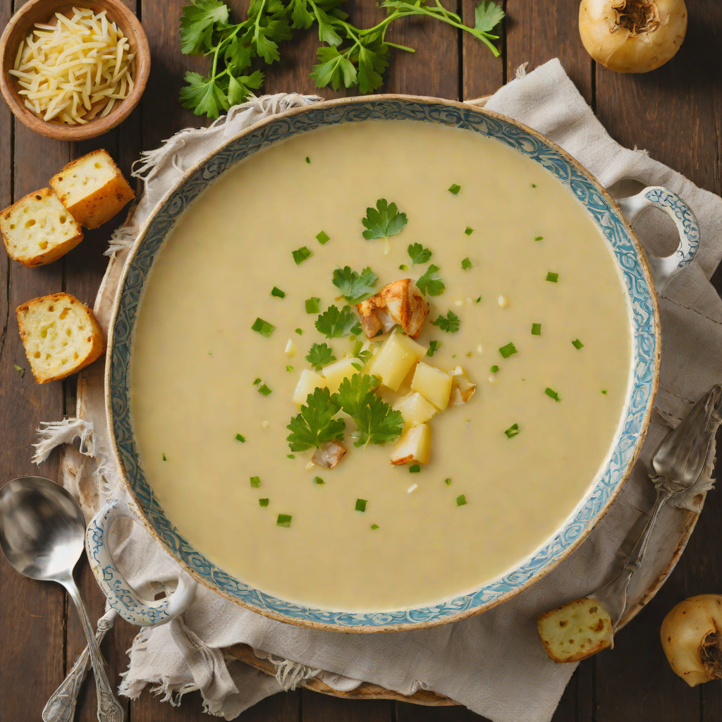 Irish Kerry Patch Potato and Leek Soup