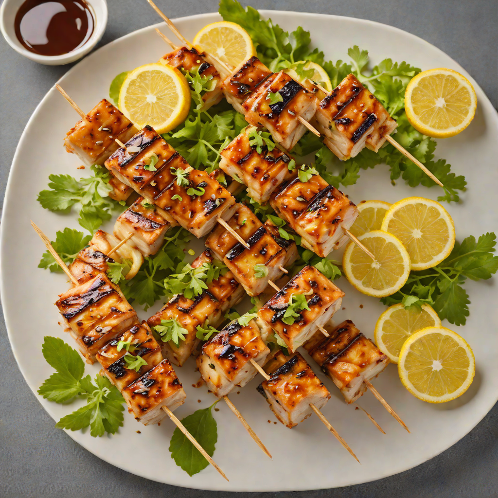 Hawaiian Sweet-Glazed Grilled Mahi Mahi Skewers