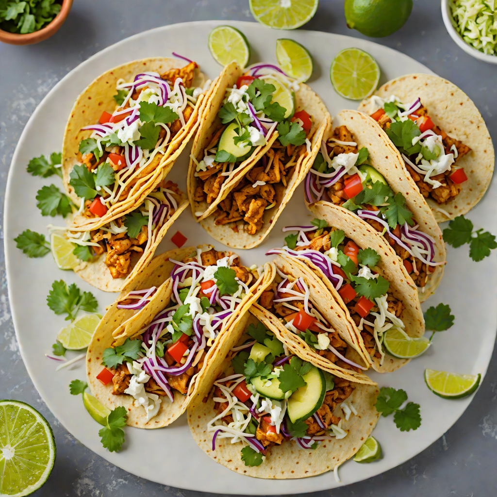 Grilled Tex-Mex Chicken Tacos with Cilantro-Lime Slaw