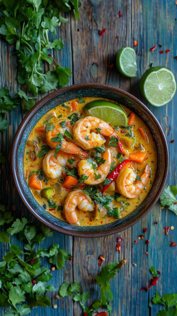 Coconut-Lime Caribbean Shrimp Stew