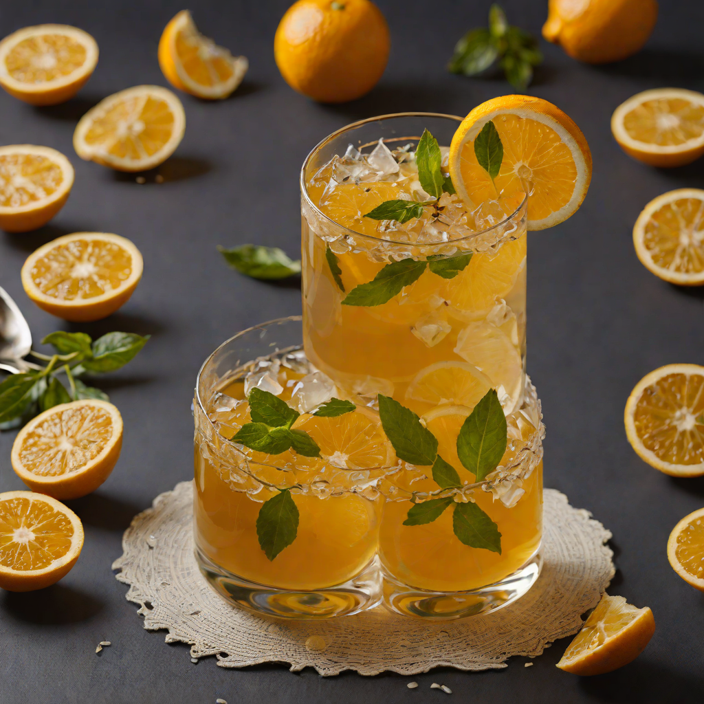Simmered Citrus and Honey Infused Herbal Tea