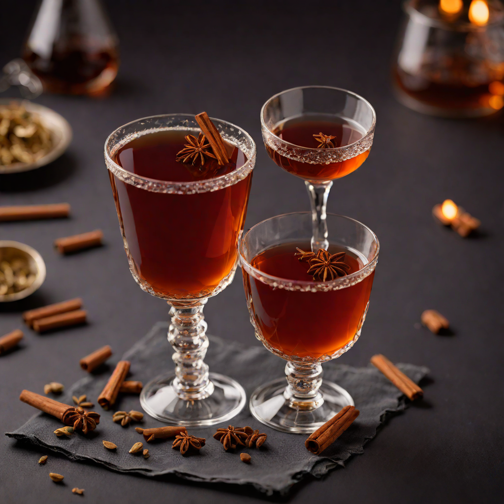 Spiced Black Tea Imbibed with Cardamom and Cinnamon
