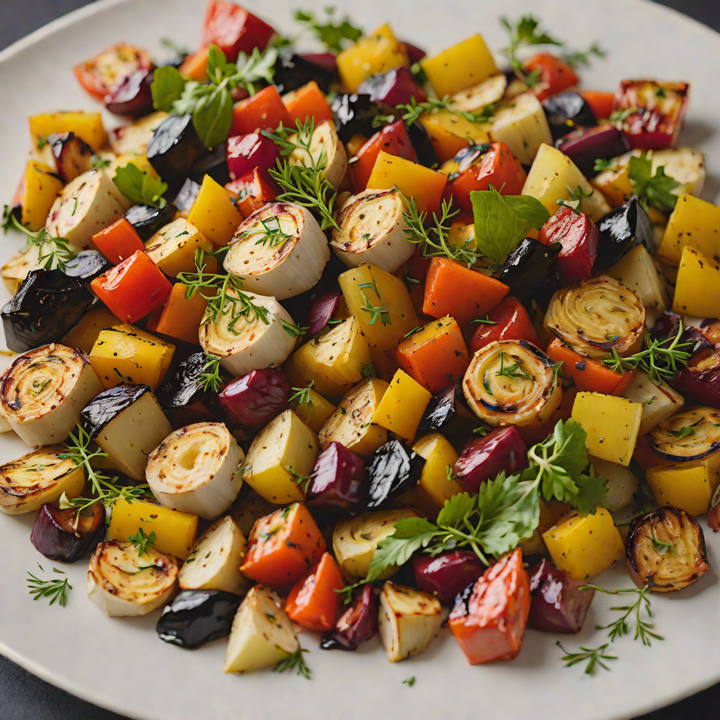 Garlic-Infused Roasted Vegetable Medley