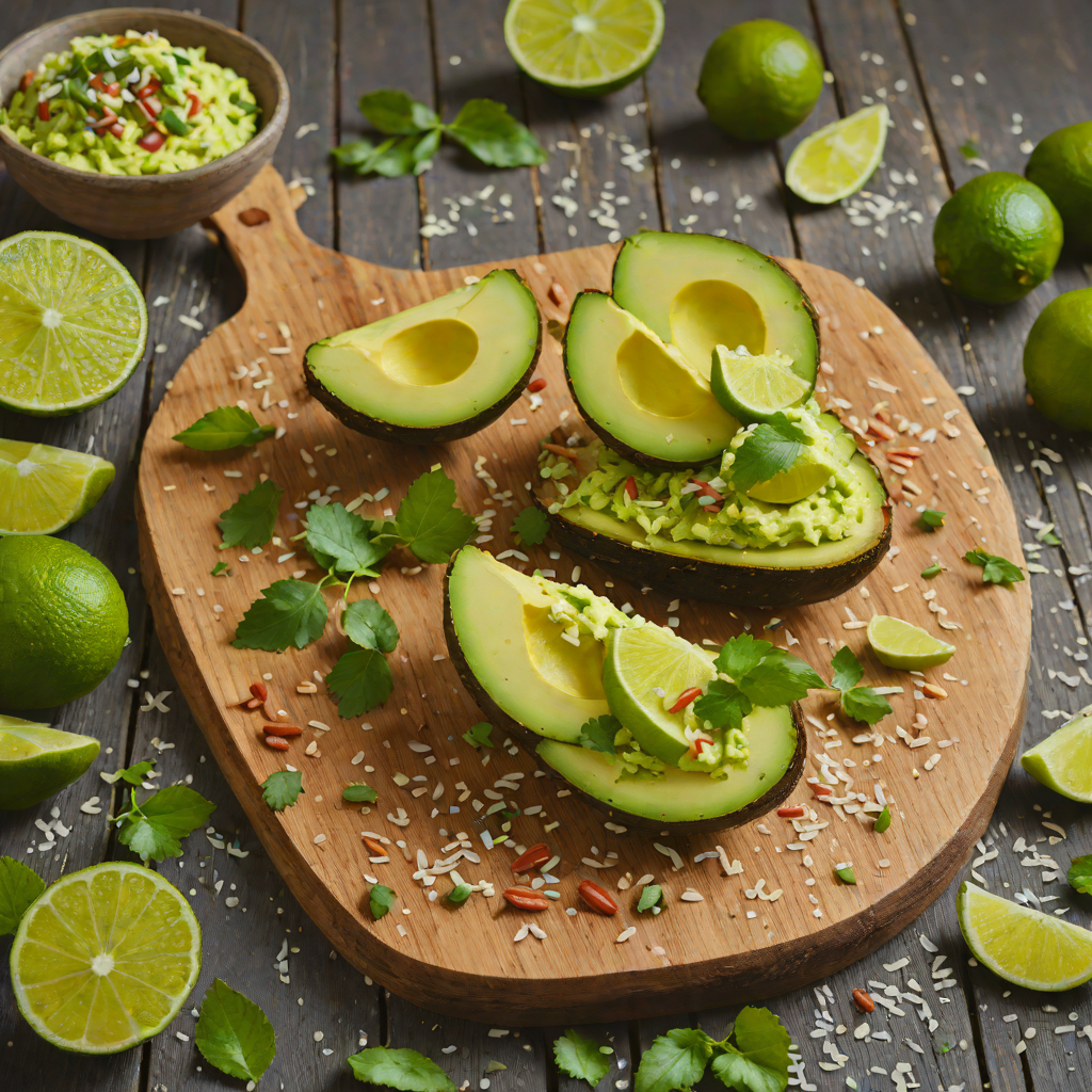 Nieve de Aguacate with Fresh Lime Zest