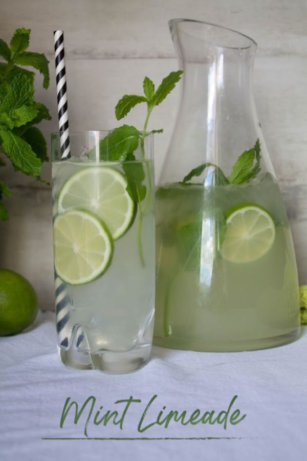 Shaken Mint Limeade Cooler