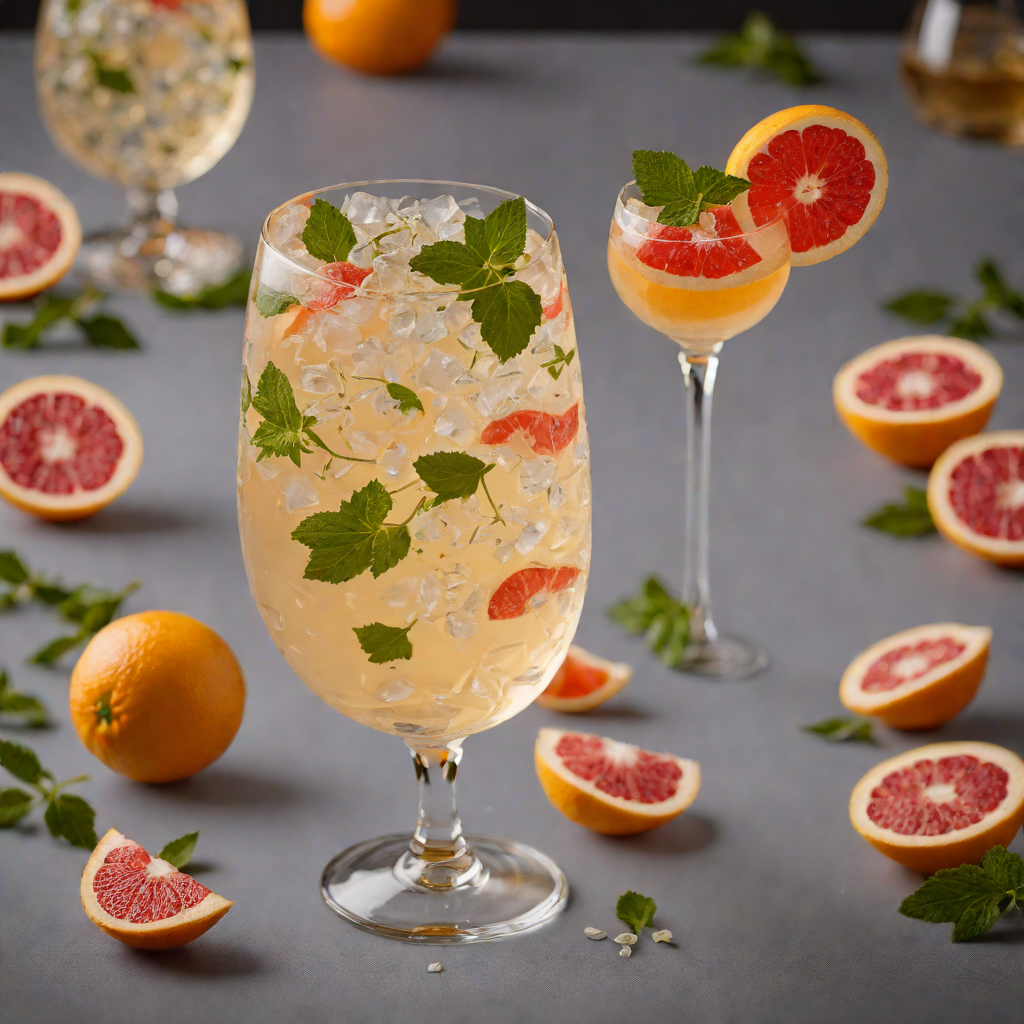 St-Germain Elderflower and Grapefruit Spritz