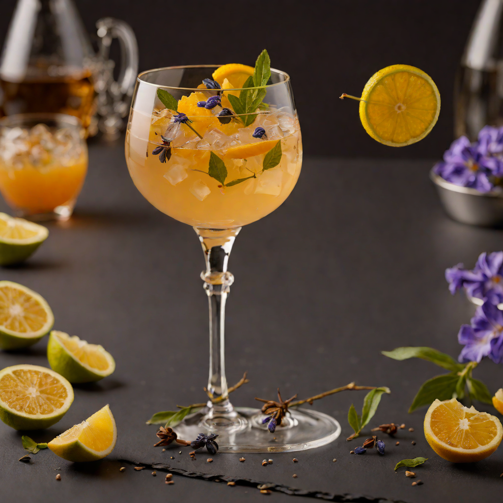 Citrus and Gentian Root Bitters Cocktail