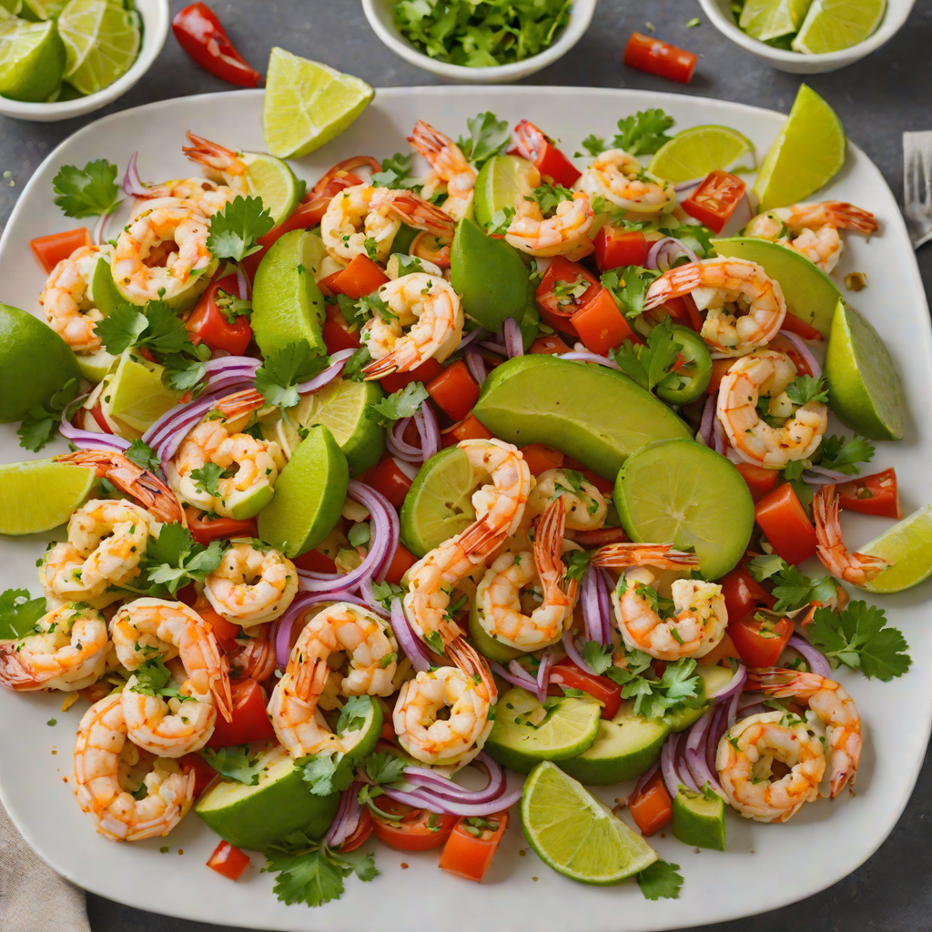 Cilantro-Lime Shrimp and Vegetable Sheet Pan Fajitas