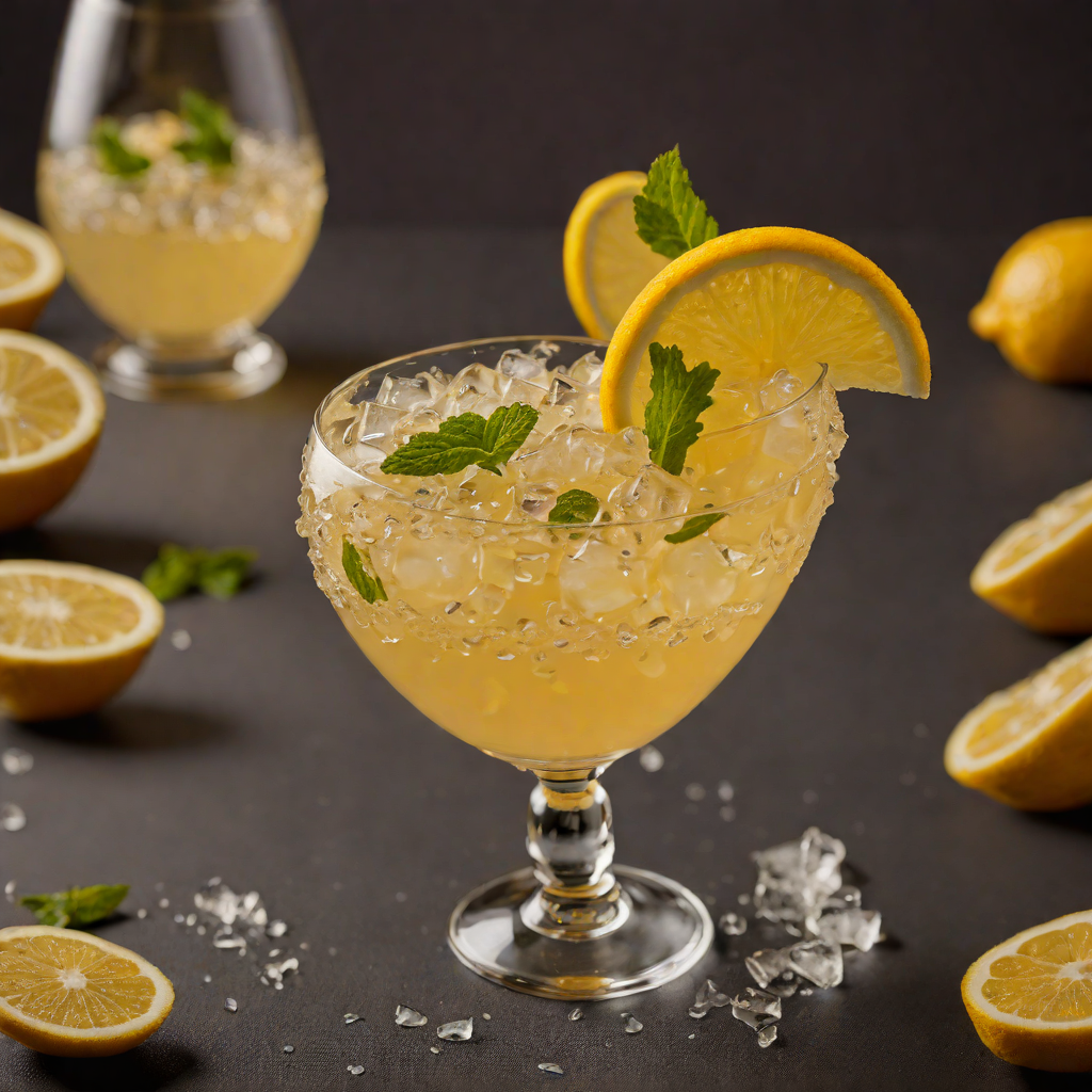 Shaken Honey-Ginger Lemonade Cocktail