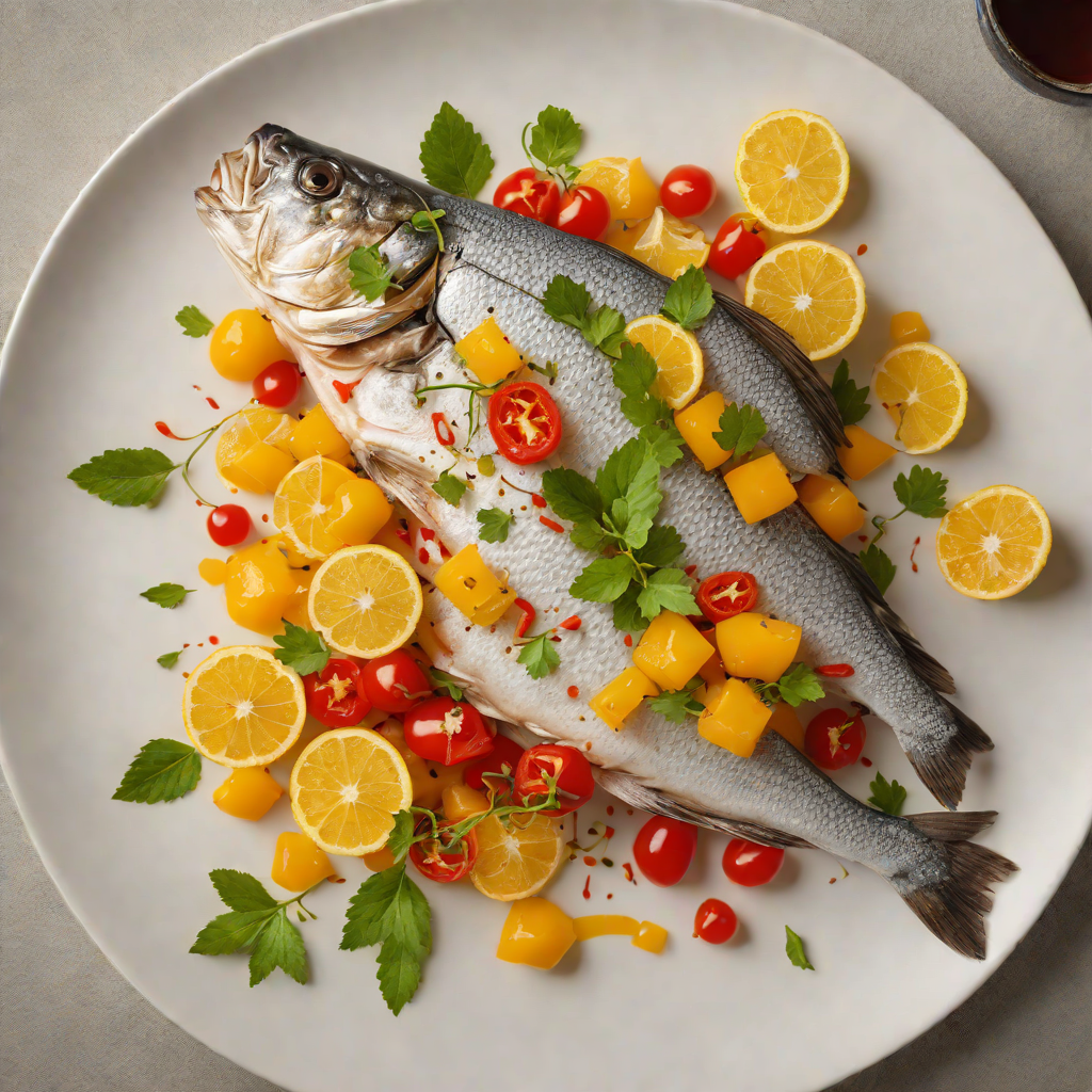 Steamed Caribbean Fish with Citrus and Scotch Bonnet