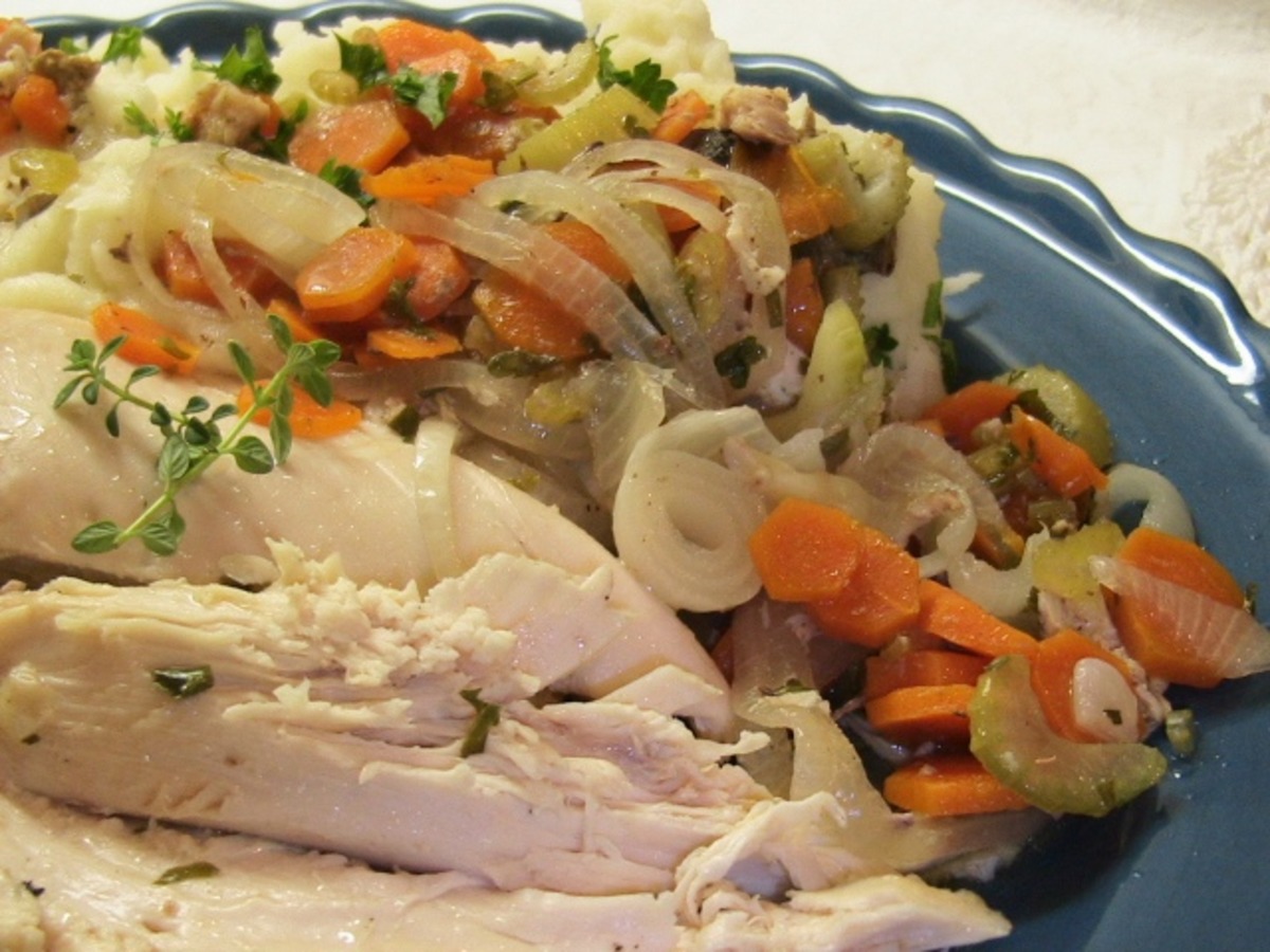 Cherry Creek Herb-Roasted Chicken with Garden Vegetables