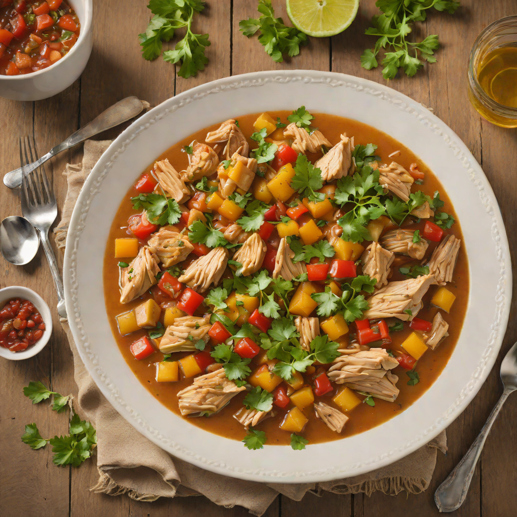 Simmered Guatemalan Pepian Chicken Stew