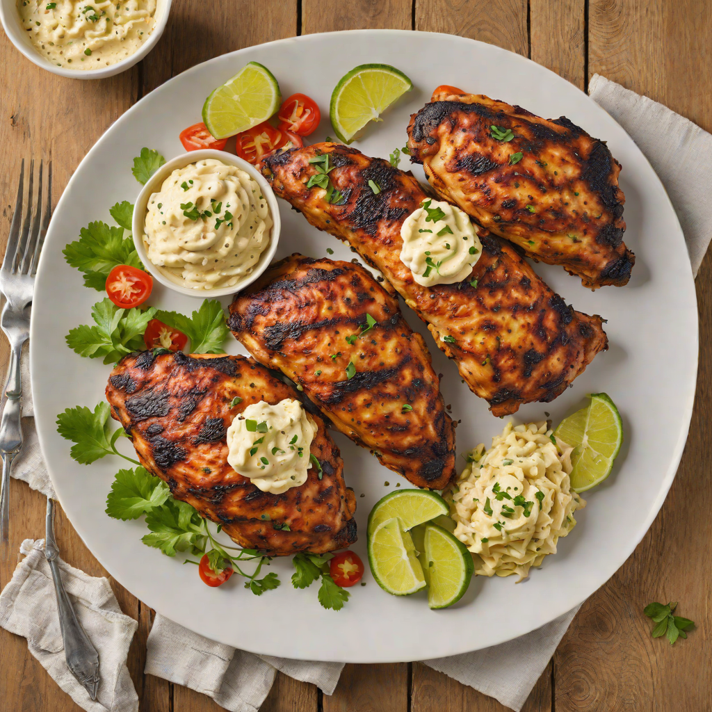 Half Portion Cajun Blackened Chicken with Creamy Remoulade